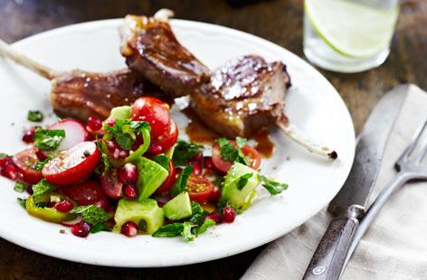 Citrussy tomato salad