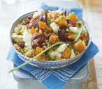 Moroccan butternut squash couscous salad