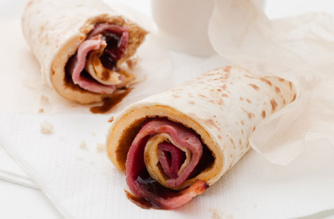 Omelette wrap HERO