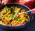 Pepper peas curry
