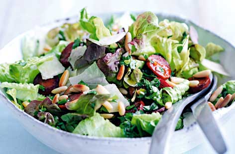 Pesto Leaf salad thumb