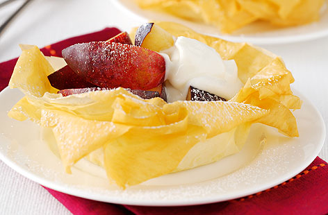 Plum Custard TartsTHUMB