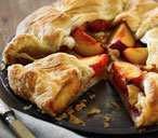 Plum and ginger tart