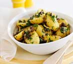 Potato salad with lemon capers olives thumb