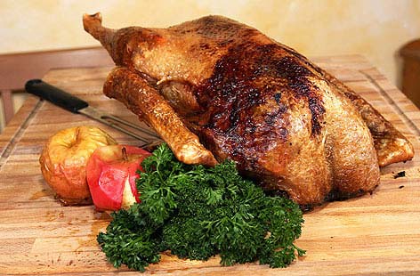 ROSEMARY & SAGE GOOSE WITH ROASTED APPLESThumb