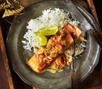 Tasty Salmon, coconut and lime