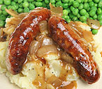 Sausage & Mash With Roast Onion GravyTHUMB