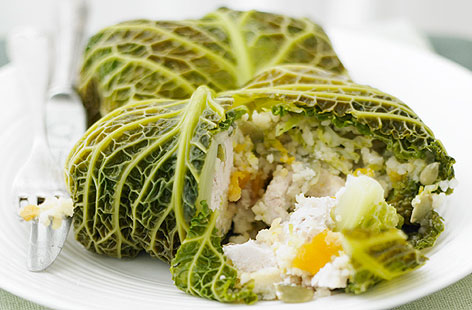 SavoyCabbage StuffedWith Chicken&Couscous thumb
