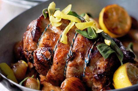 Shoulder of pork with lemon and sage HERO