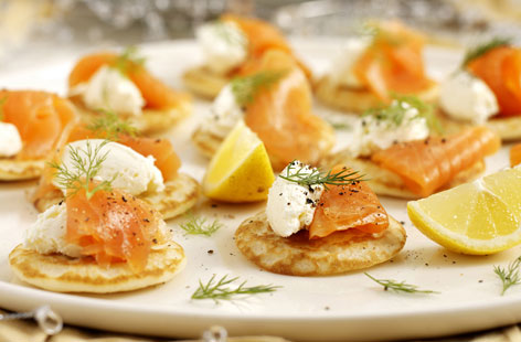 Smoked Salmon Blinis HERO