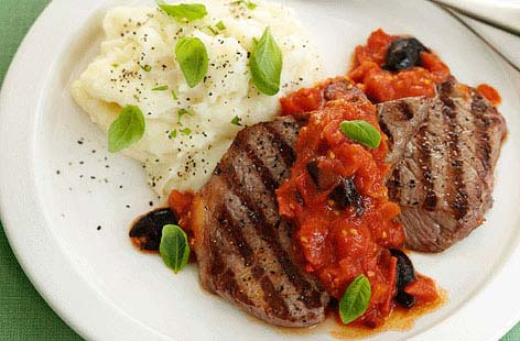 SteakPuttanescaSauce&MozzarellaMash thumb