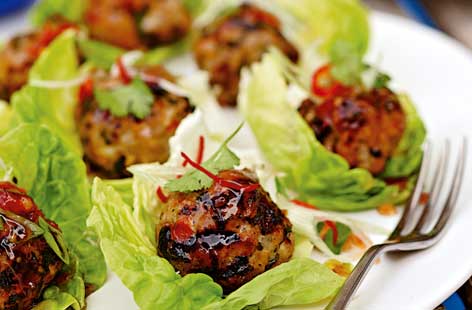 Sticky sweet chilli pork kofte hero