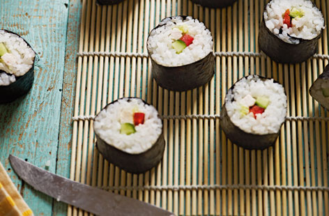 Sushi style rolls HERO