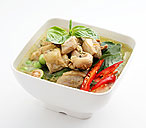 Thai green turkey curry