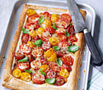 Tomato and mustard tart