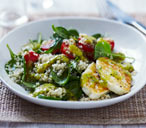 Halloumi & quinoa salad