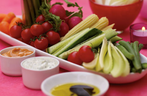 Vegetable plate with three delicious dip Thumbnail 51128b8c fd14 4769 abec 2572a209735e 0 146x128