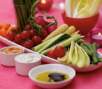 Vegetable plate with three delicious dip Thumbnail 51128b8c fd14 4769 abec 2572a209735e 0 146x128