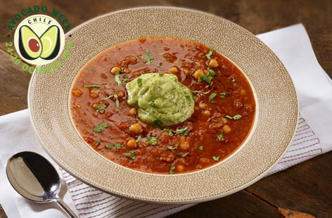 avocado chickpea soup hero