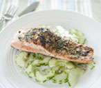 barbecued salmon fillets THUMB