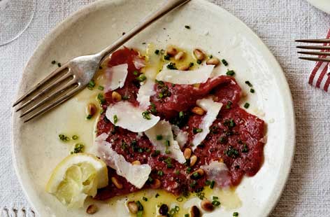 beef carpaccio hero