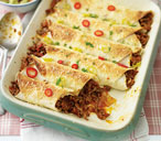Beef enchiladas