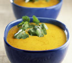 Carrot and coriander soup