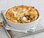 Creamy chicken pie