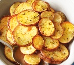 Crispy oregano and lemon potatoes