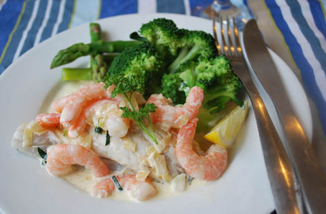 Easy healthy fish supper