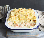 Tasty fish pie in no time