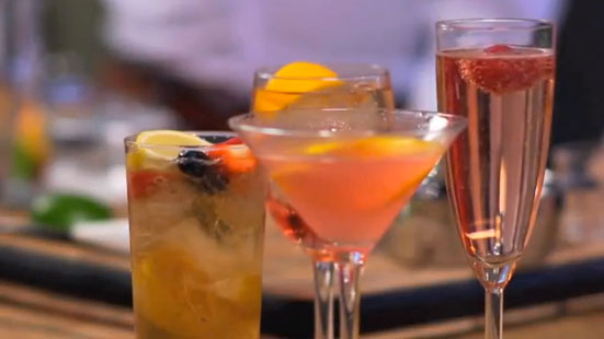 girlie night in cocktails