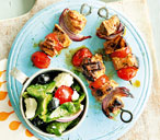 greek pork skewers (t)