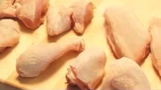 how to portion a chicken