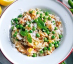 pea risotto (t)