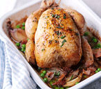 Spring roasted chicken with tarragon 