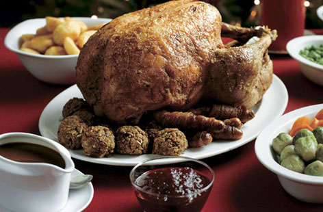 roast turkey with gravy THUMB