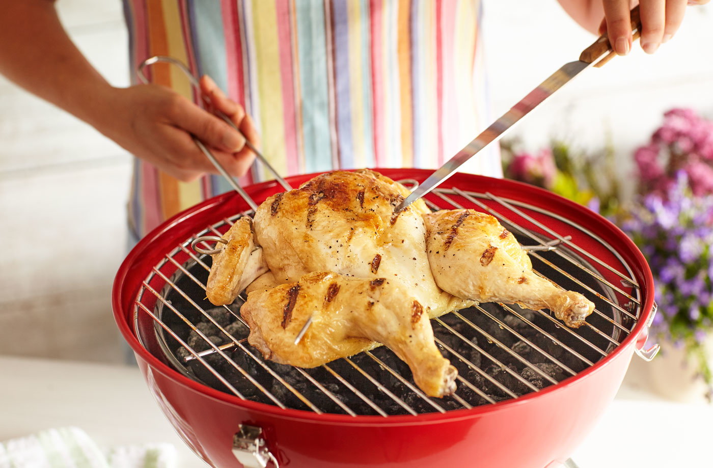How to barbecue a whole chicken Tesco Real Food
