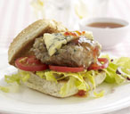 Pork and stilton burgers