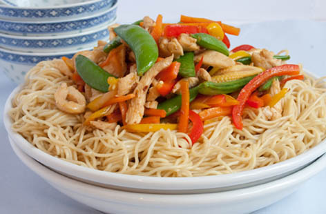 Chicken noodle stir-fry | Tesco Real Food