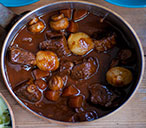 Shaun hill's beef stew with mash and leeks