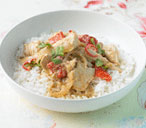 Thai red chicken curry