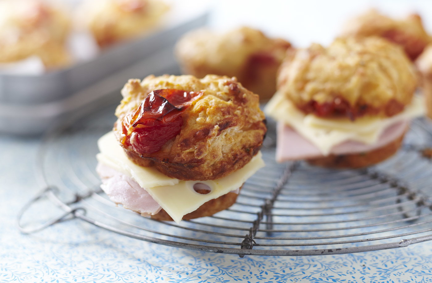 Tomato and gruyere muffins | Tesco Real Food
