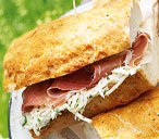 (t)park life parma ham baguette TESCO