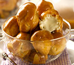 (t)profiteroles with cardamon creme fraiche TESCO