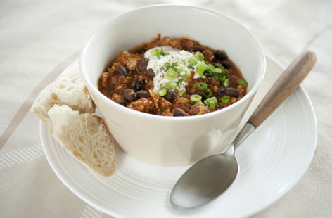 turkey black bean chile HERO