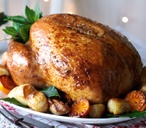 Roast turkey with date, pancetta and rye bread stuffing | Tesco Real Food