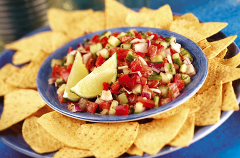 healthiest chips for salsa
