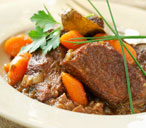 Beef stew cooked in white wine | Tesco Real Food