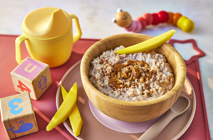 Tropical porridge with mango recipe